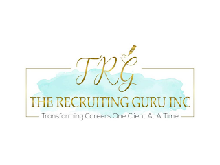 TRG THE RECRUITING GURU INC TRANSFORMING CAREERS ONE CLIENT AT A TIME logo