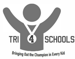 TRI 4 SCHOOLS BRINGING OUT THE CHAMPION IN EVERY KID logo