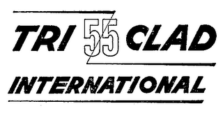 TRI 55 CLAD INTERNATIONAL logo