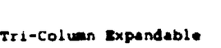 TRI-COLUMN EXPANDABLE logo
