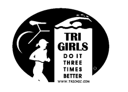 TRI GIRLS DO IT THREE TIMES BETTER WWW.TRICHIC.COM logo