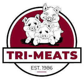 TRI-MEATS EST. 1986 logo