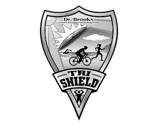 TRI SHIELD DR. BROOKS' EXCLUSIVE SPORTSMAN'S SUNBLOCKING FORMULA logo