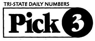 TRI-STATE DAILY NUMBERS PICK 3 logo