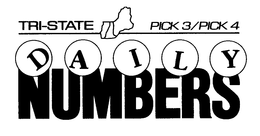TRI-STATE DAILY NUMBERS PICK 3/PICK 4 logo