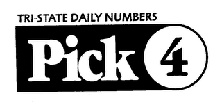TRI-STATE DAILY NUMBERS PICK 4 logo
