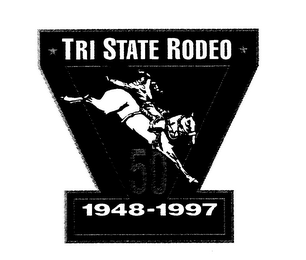 TRI STATE RODEO 50 1948-1997 logo