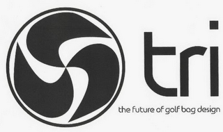 TRI THE FUTURE OF GOLF BAG DESIGN logo