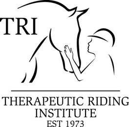 TRI THERAPEUTIC RIDING INSTITUTE EST 1973 logo