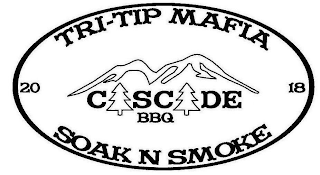TRI-TIP MAFIA CASCADE BBQ SOAK N SMOKE 2018 logo