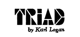 TRIAD BY KARL LOGAN logo