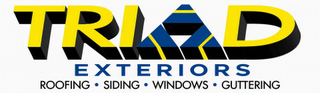 TRIAD EXTERIORS ROOFING · SIDING · WINDOWS · GUTTERING logo