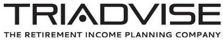 TRIADVISE THE RETIREMENT INCOME PLANNING COMPANY logo