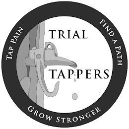 TRIAL TAPPERS TAP PAIN FIND A PATH GROW STRONGER logo
