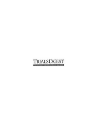 TRIALS DIGEST THE COMPREHENSIVE SOURCE FOR CALIFORNIA CIVIL TRIAL RESULTS logo