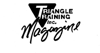 TRIANGLE TRAINING INC. MAGAZINE logo