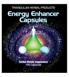 TRIANGULUM HERBAL PRODUCTS ENERGY ENHANCER CAPSULES HERBAL DIETARY SUPPLEMENT 100 CAPSULES logo
