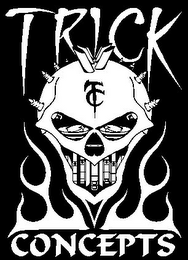 TRICK CONCEPTS TC logo