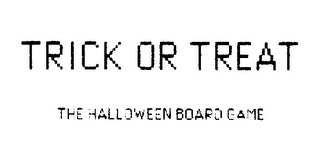 TRICK OR TREAT THE HALLOWEEN BOARD GAME logo