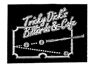 TRICKY DICK'S BILLARDS & CAFE logo