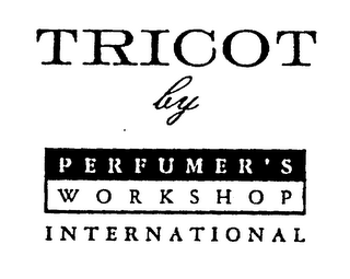 TRICOT BY PERFUMER'S WORKSHOP INTERNATIONAL logo