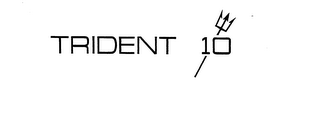 TRIDENT 10 logo