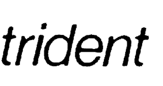 TRIDENT logo