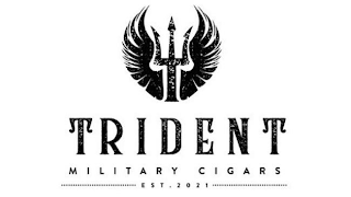 TRIDENT MILITARY CIGARS EST. 2021 logo