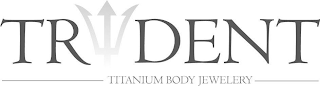 TRIDENT TITANIUM BODY JEWELERY logo