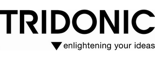 TRIDONIC ENLIGHTENING YOUR IDEAS logo