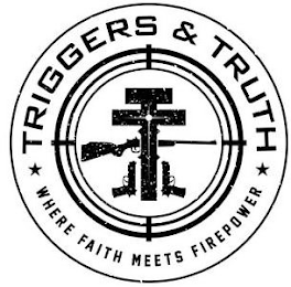 TRIGGERS &TRUTH WHERE FAITH MEETS FIREPOWER logo