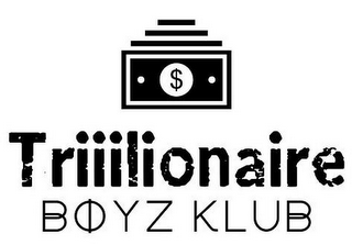 TRIIILIONAIRE BOYZ KLUB logo