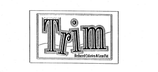 TRIM REDUCED CALORIES & LESS FAT logo