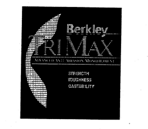 TRIMAX BERKLEY ADVANCED ANTI-ABRASION MONOFILAMENT STRENGTH TOUGHNESS CASTABILITY logo