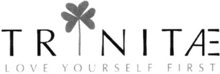TRINITAE LOVE YOURSELF FIRST logo