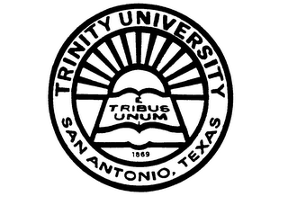 TRINITY UNIVERSITY E TRIBUS UNUM 1869 SAN ANTONIA, TEXAS logo
