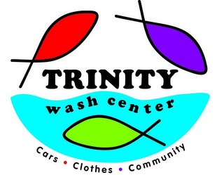 TRINITY WASH CENTER CARS · CLOTHES · COMMUNITY logo