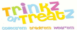 TRINKZ OR TREATZ COLLECT'EM TRADE'EM WEAR'EM logo