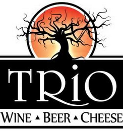 TRIO WINE BEER CHEESE logo