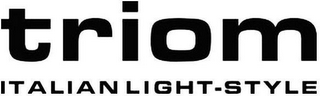 TRIOM ITALIAN LIGHT-STYLE logo
