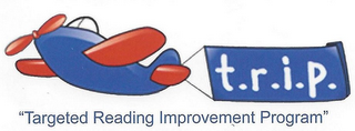 T.R.I.P. 'TARGETED READING IMPROVEMENT PROGRAM' logo