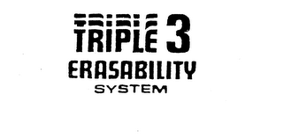 TRIPLE 3 ERASABILITY SYSTEM logo