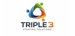 TRIPLE 3 STAFFING SOLUTIONS logo
