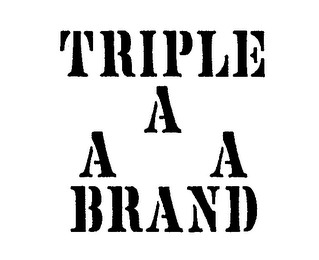 TRIPLE AAA BRAND logo