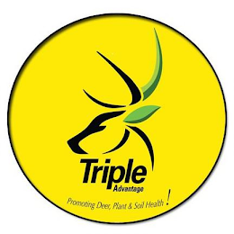 TRIPLE ADVANTAGE PROMOTING DEER, PLANT & SOIL HEALTH! logo