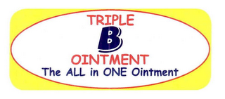 TRIPLE B OINTMENT THE ALL IN ONE OINTMENT logo