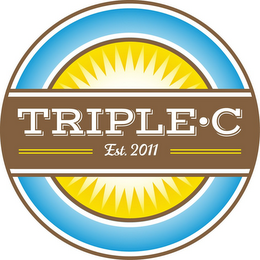 TRIPLE  C EST. 2011 logo