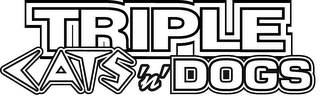 TRIPLE CATS 'N' DOGS logo