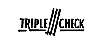 TRIPLE CHECK logo