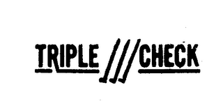 TRIPLE CHECK logo